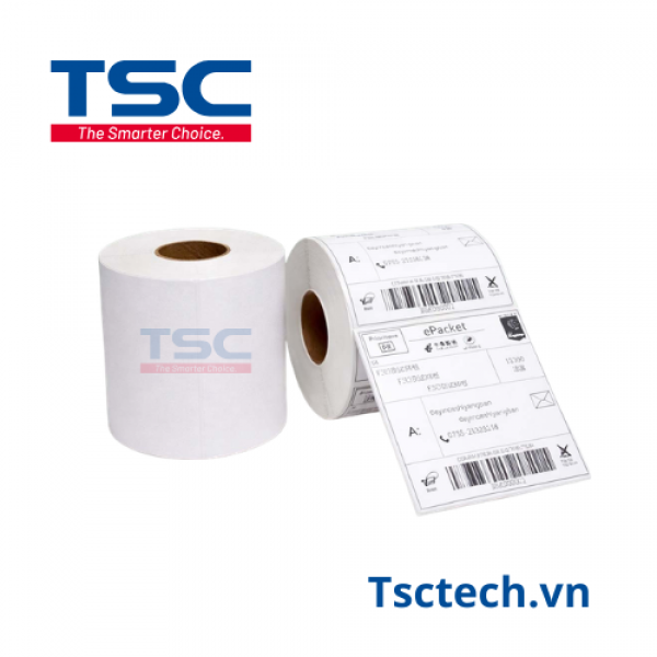 Decal Nhiệt 100x150mm, 350 Tem/Cuộn Cho Máy In TSC