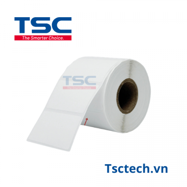 Decal Nhiệt 50x30mm, 1 Tem 1 Hàng, Dài 30m Cho Máy In TSC