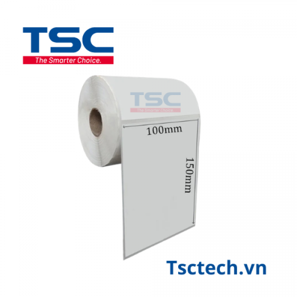 Giấy Decal Nhiệt 100x150mm (500 Tem) Cho Máy In TSC