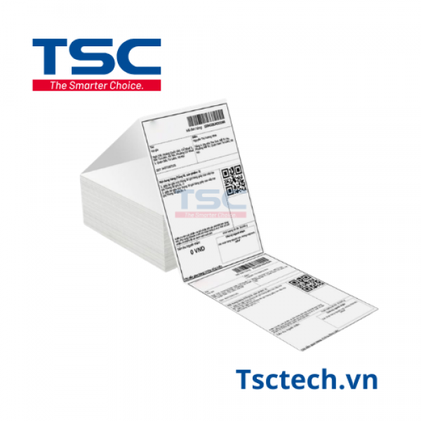 Giấy Decal Nhiệt 76x130mm (500 Tem) Cho Máy In TSC