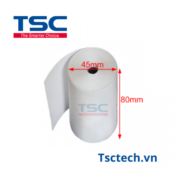 Giấy In Hóa Đơn K80x45mm Cho Máy In Nhiệt