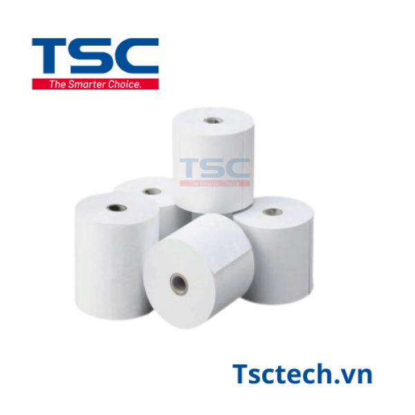 Giấy In Nhiệt K80x60mm Dài 33-35m Cho Máy In Hóa Đơn