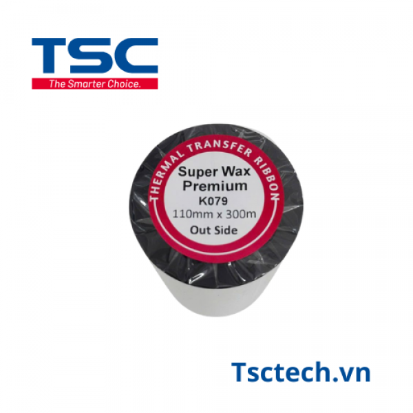 Mực In Mã Vạch Super Premium Wax S14 110mm x 300m
