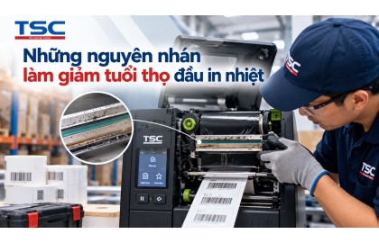 Những Nguyên Nhân Làm Giảm Tuổi Thọ Đầu In Nhiệt Máy In TSC