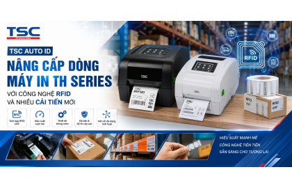 TSC Auto ID Nâng Cấp Dòng Máy In Để Bàn TH Series Với Công Nghệ RFID Và Nhiều Cải Tiến Mới