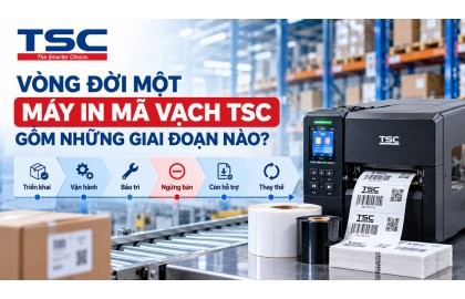 Vòng Đời Máy In Mã Vạch TSC: 6 Giai Đoạn Cần Biết