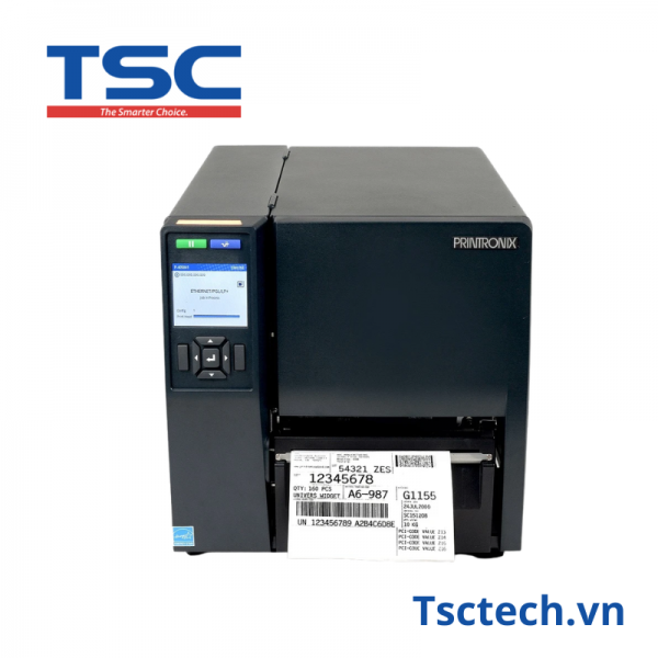 Máy in mã vạch công nghiệp TSC Printronix T6604e 600 DPI (T6E6R4)