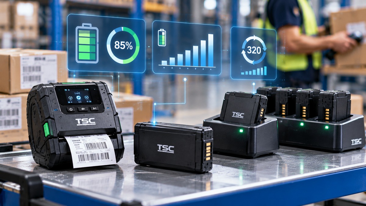 Smart Battery TSC giúp theo dõi dung lượng sức khỏe pin và lịch sử chu kỳ sạc